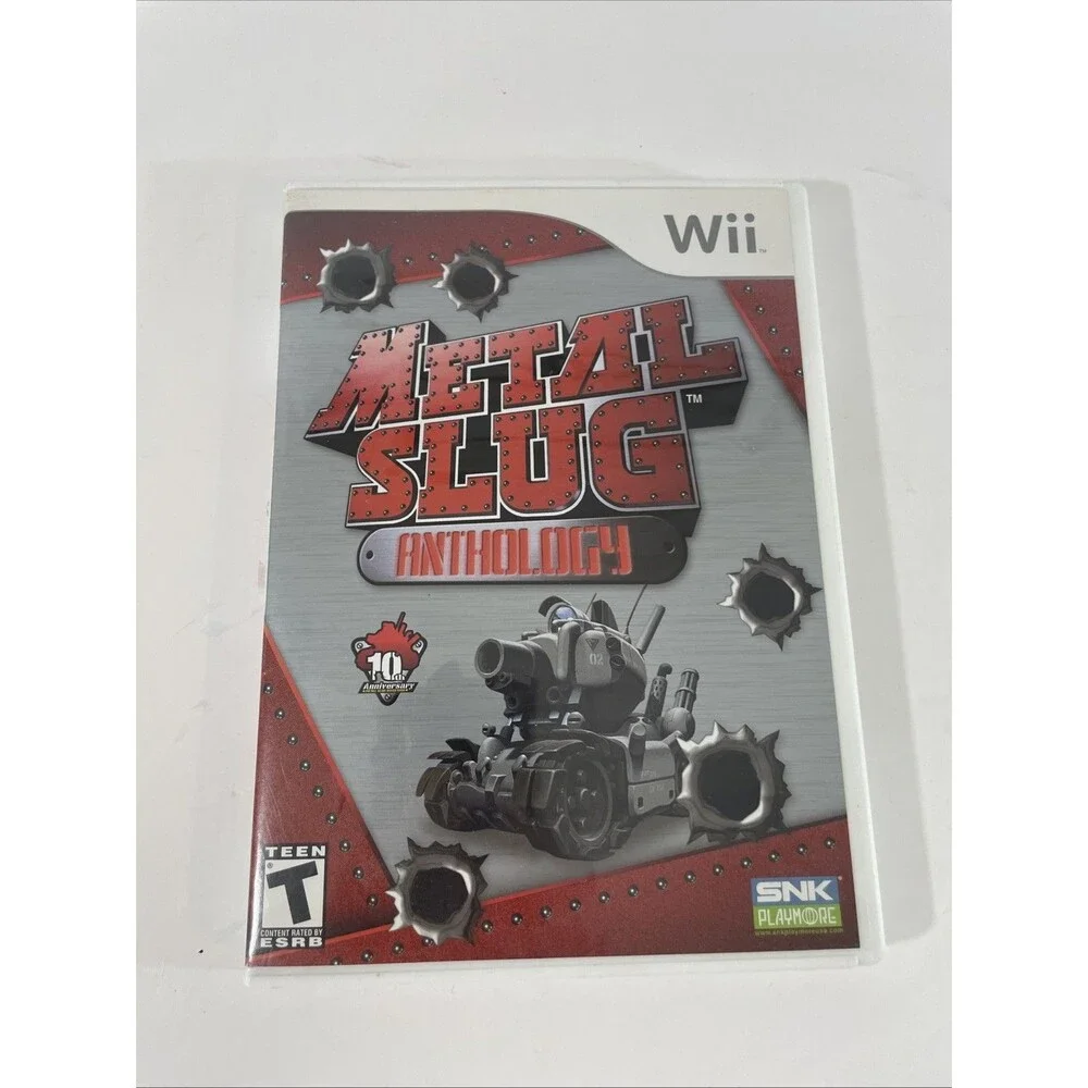 Metal Slug Anthology (Nintendo Wii, 2006) No Game Case And Manual ONLY